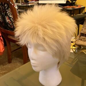 Fancy crew cut wig “hedgehog” style women/unisex platinum/light blonde artsy